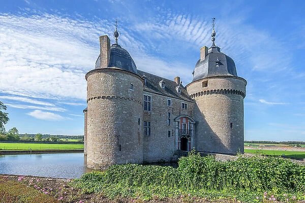 Chateau de Lavaux-Sainte-Anne near Rochefort, Ardennes, Wallonia, Province Namur, Belgium