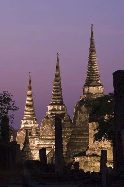 Three Chedis of Wat Phra Si Sanphet