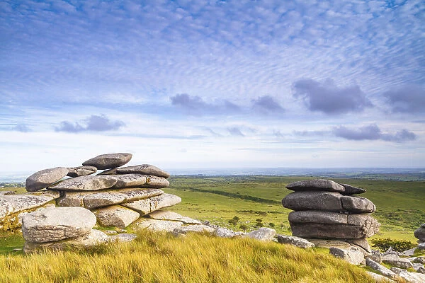 The Cheesewring at Stowes Hill, Bodmin Moor, Cornwall, England, UK