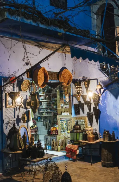 Framed Print : Chefchaouen, Morocco, North Africa
