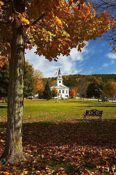 Chelsea in Autumn, Vermont, USA