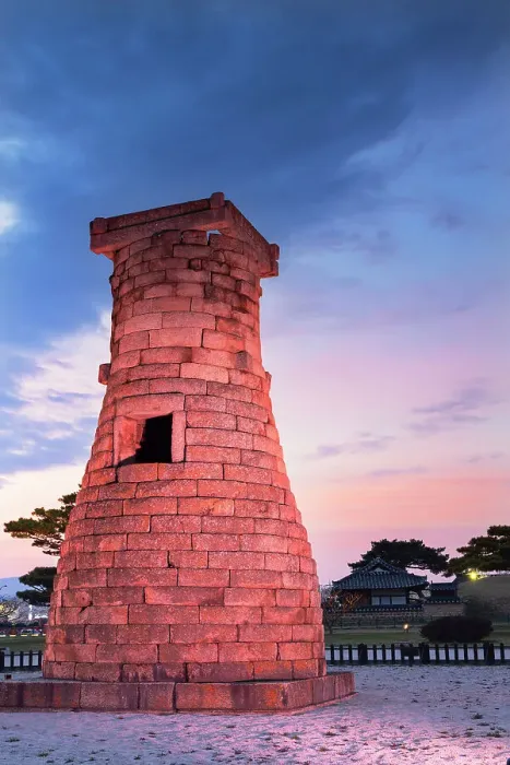 Framed Print : Cheomseongdae Observatory (UNESCO World Heritage Site) at sunset, Gyeongju, South Korea Framed Print : Cheomseongdae Observatory (UNESCO World Heritage Site) at sunset, Gyeongju, South Korea