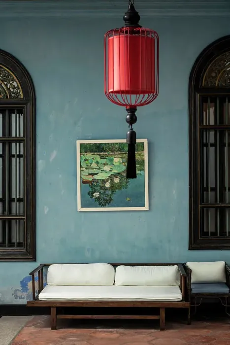Framed Print : Cheong Fatt Tze - The Blue Mansion, George Town, Pulau Pinang, Penang, Malaysia, Asia