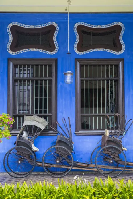Framed Print : Cheong Fatt Tze Mansion (Blue Mansion) & boutique hotel, George Town, Penang Island Framed Print : Cheong Fatt Tze Mansion (Blue Mansion) & boutique hotel, George Town, Penang Island