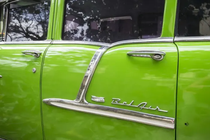 Framed Print : Chevrolet Belair car, Habana Vieja, Havana, Cuba Framed Print : Chevrolet Belair car, Habana Vieja, Havana, Cuba