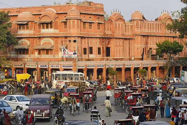 Chhoti Chaupar square, Jaipur, India, Asia
