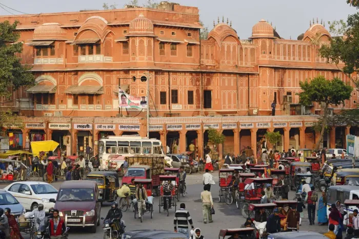 Framed Print : Chhoti Chaupar square, Jaipur, India, Asia Framed Print : Chhoti Chaupar square, Jaipur, India, Asia