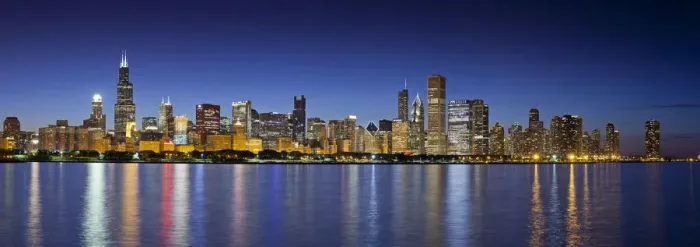 Framed Print : Chicago Skyline, Illinois, USA Framed Print : Chicago Skyline, Illinois, USA