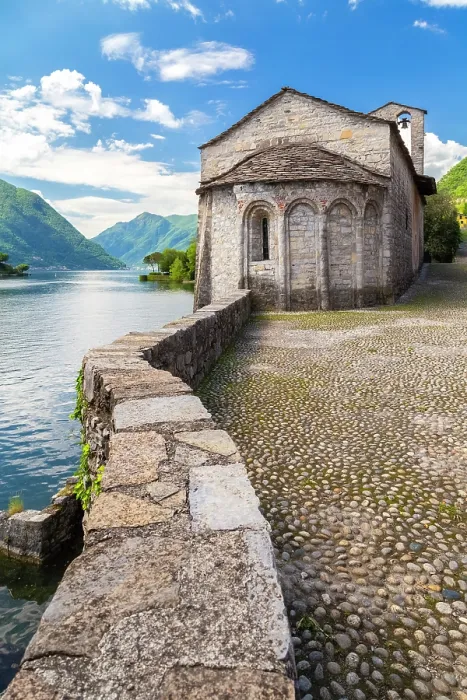 Framed Print : Chiesa di San Giacomo and Isola Comacina. Ossuccio, Tremezzina, Como Lake, Lombardy, Italy Framed Print : Chiesa di San Giacomo and Isola Comacina. Ossuccio, Tremezzina, Como Lake, Lombardy, Italy
