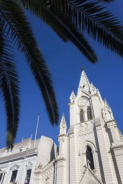 Chile, Antofagasta, Plaza Colon, Iglesia Catedral San Jose, exterior