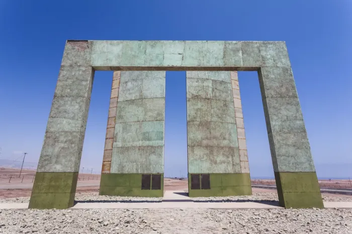 Framed Print : Chile, Antofagasta, Tropic of Capricorn monument Framed Print : Chile, Antofagasta, Tropic of Capricorn monument