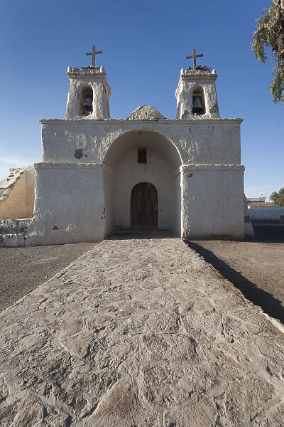 Chile, Calama-area, Chiu-Chui, Iglesia de Chiu-Chiu church