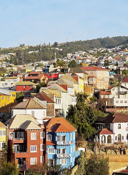 Chile, Cityscape of Valparaiso