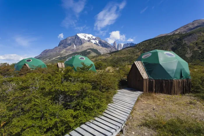 Framed Print : Chile, Magallanes Region, Torres del Paine National Park, Hotel Las Torres area, refugio Framed Print : Chile, Magallanes Region, Torres del Paine National Park, Hotel Las Torres area, refugio