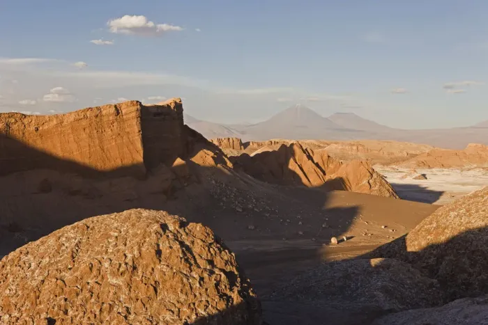 Framed Print : Chile, Norte Grande, Atacama desert, Valle de la Luna  /  Valley of the Moon