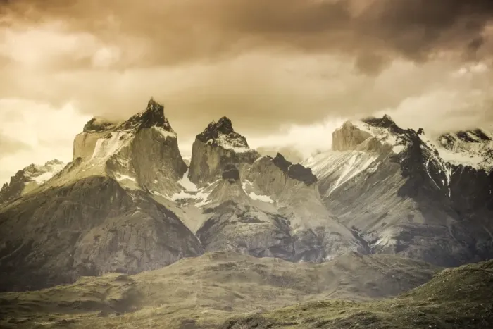 Framed Print : Chile, Patagonia, Torres del Paine National Park (UNESCO Site), Cuernos del Paine peaks Framed Print : Chile, Patagonia, Torres del Paine National Park (UNESCO Site), Cuernos del Paine peaks