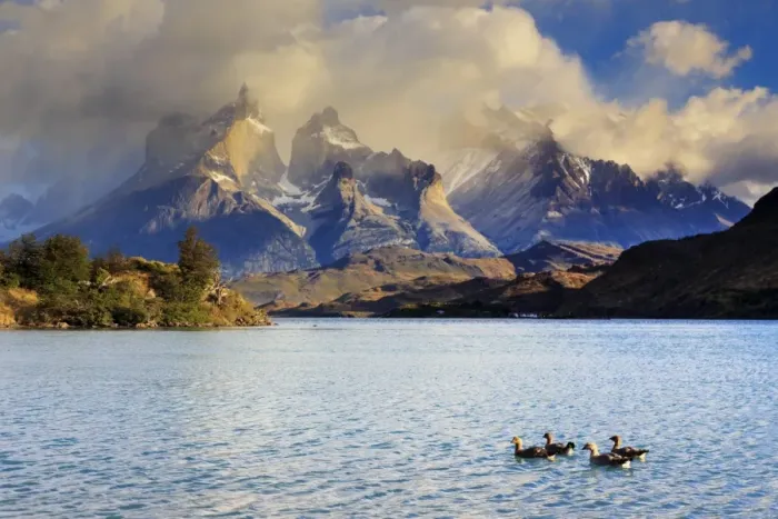 Framed Print : Chile, Patagonia, Torres del Paine National Park (UNESCO Site), Cuernos del Paine peaks Framed Print : Chile, Patagonia, Torres del Paine National Park (UNESCO Site), Cuernos del Paine peaks