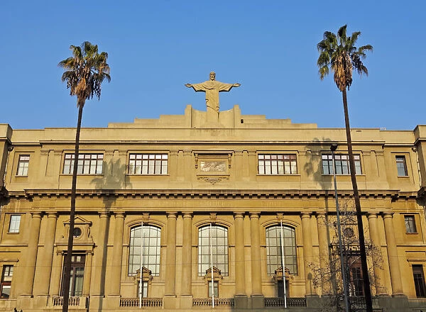 Chile, Santiago, Liberador Avenue, View of the headquarters of the Pontifical Catholic