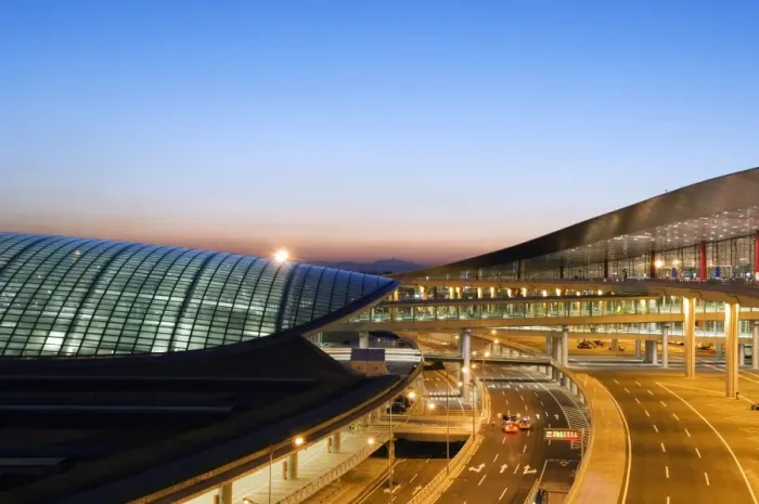 Framed Print : China, Beijing, Beijing Capital Airport
