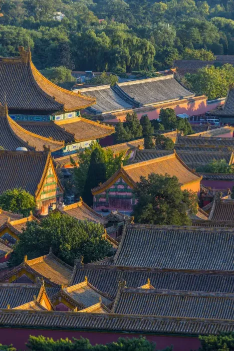 Framed Print : China, Beijing, Forbidden City, rooftops Framed Print : China, Beijing, Forbidden City, rooftops