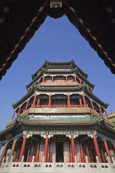 China, Beijing, The Summer Palace, The Buddhist Fragrance Pavilion