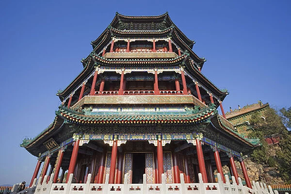 China, Beijing, The Summer Palace, The Buddhist Fragrance Pavilion
