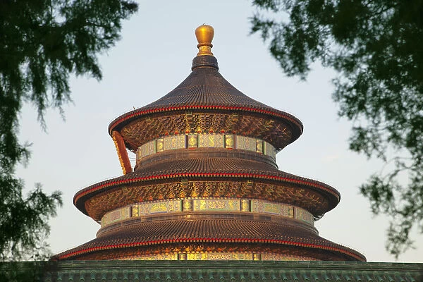 China, Beijing, Temple of Heaven or Tiantan, Hall of Prayer for Good Harvests