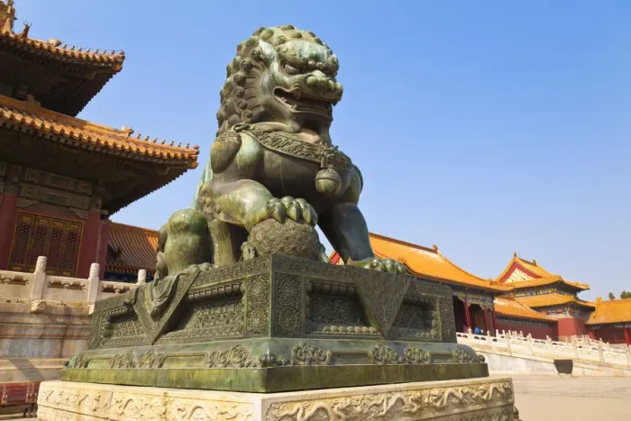 Framed Print : China, Beijing, Tiananmen Square, The Forbidden City Framed Print : China, Beijing, Tiananmen Square, The Forbidden City