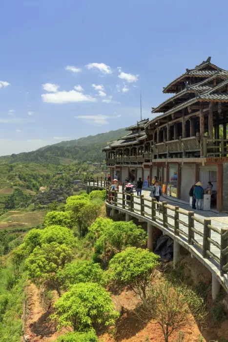 Framed Print : China, Guangxi Province, Longsheng, Long Ji rice terrace lookout point Framed Print : China, Guangxi Province, Longsheng, Long Ji rice terrace lookout point