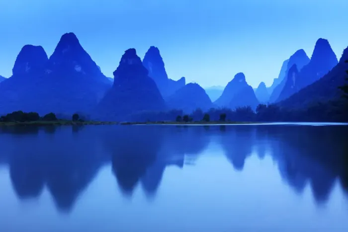 Framed Print : China, Guangxi province, Xingping village along River Li