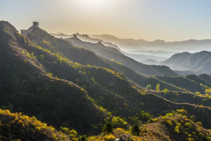 Framed Print : China, Hebei Province, Luanping County, Jinshanling, Great Wall of China (UNESCO World Framed Print : China, Hebei Province, Luanping County, Jinshanling, Great Wall of China (UNESCO World