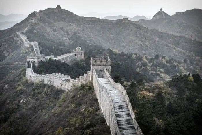 Framed Print : China, Hebei Province, Luanping County, Jinshanling, Great Wall of China (UNESCO World