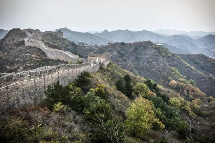 Framed Print : China, Hebei Province, Luanping County, Jinshanling, Great Wall of China (UNESCO World Framed Print : China, Hebei Province, Luanping County, Jinshanling, Great Wall of China (UNESCO World