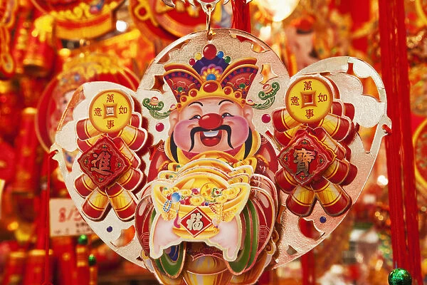 China, Hong Kong, Chinese New Year Decorations