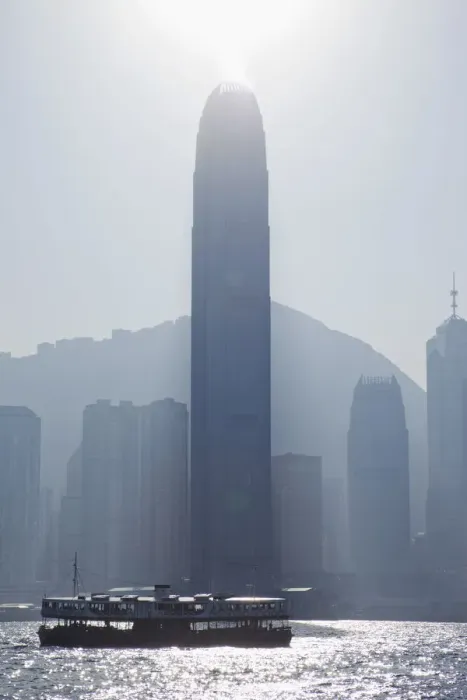 Framed Print : China, Hong Kong, City Skyline and Victoria Peak Framed Print : China, Hong Kong, City Skyline and Victoria Peak