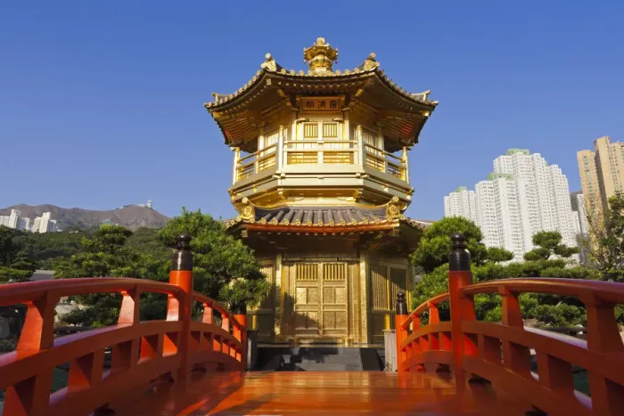 Framed Print : China, Hong Kong, Diamon Hill, Nan Lian Gardens. The Pavillion of Absolute Perfection Framed Print : China, Hong Kong, Diamon Hill, Nan Lian Gardens. The Pavillion of Absolute Perfection