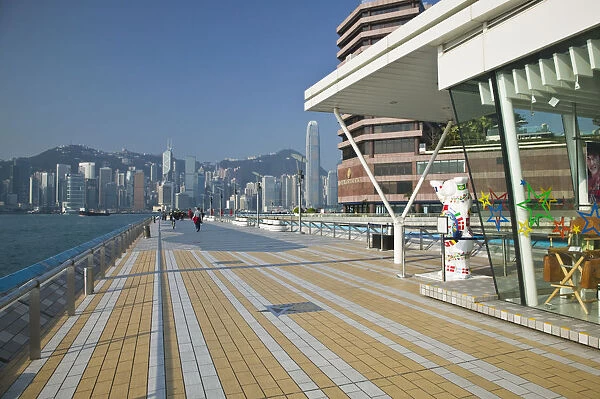 China, Hong Kong, Kowloon, Victoria Harbour, Avenue of the Stars, Chinese Film Walk