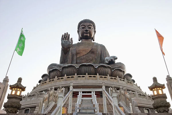 China, Hong Kong, Lantau, Po Lin Monastery, Giant Buddha Statue