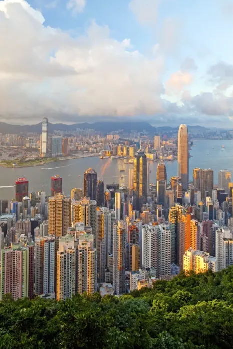 Framed Print : China, Hong Kong, view from Victoria Peak Framed Print : China, Hong Kong, view from Victoria Peak