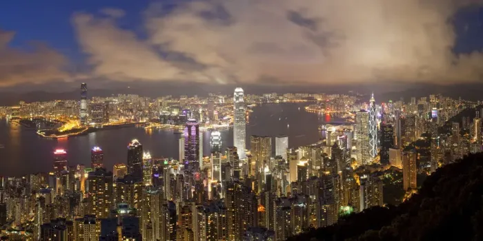 Framed Print : China, Hong Kong, view from Victoria Peak Framed Print : China, Hong Kong, view from Victoria Peak