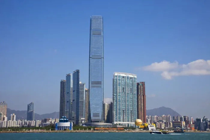 Framed Print : China, Hong Kong, West Kowloon, International Commerce Centre Building (ICC) Framed Print : China, Hong Kong, West Kowloon, International Commerce Centre Building (ICC)