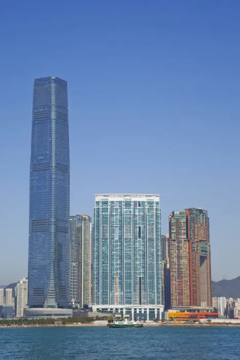 Framed Print : China, Hong Kong, West Kowloon Skyline Framed Print : China, Hong Kong, West Kowloon Skyline