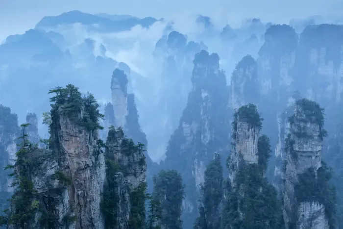 Framed Print : China, Hunan Province, Wulingyuan, Wuling Mountain Framed Print : China, Hunan Province, Wulingyuan, Wuling Mountain