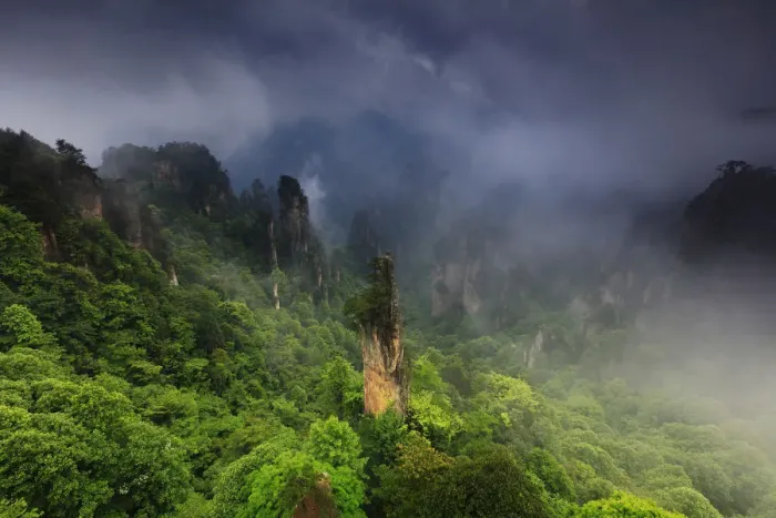Framed Print : China, Hunan, Zhangjiajie National Forest Park, also called the Halleluja mountains Framed Print : China, Hunan, Zhangjiajie National Forest Park, also called the Halleluja mountains