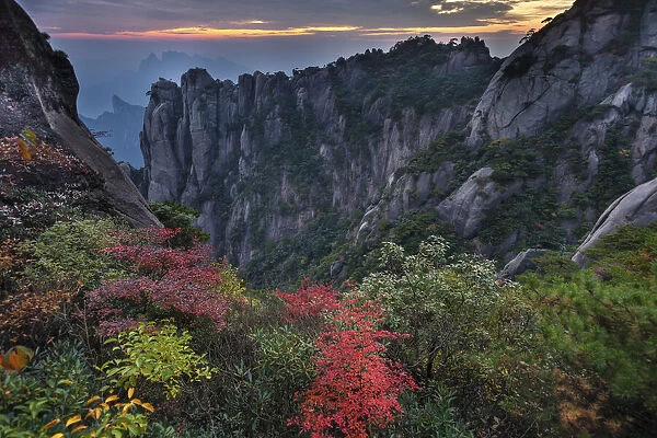 China, Jiangxi Province, UNESCO World Heritage Site. Sanqingshan National Park