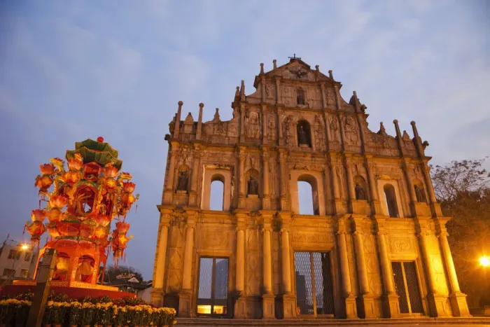 Framed Print : China, Macau, Ruins of St. Pauls Church