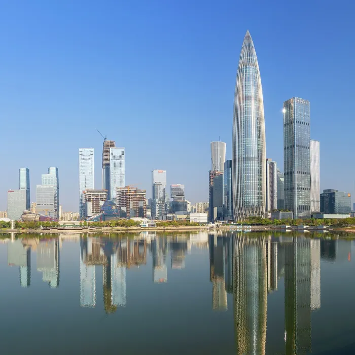 Framed Print : China Resources Building and skyline, Shenzhen Bay, Shenzhen, Guangdong, China Framed Print : China Resources Building and skyline, Shenzhen Bay, Shenzhen, Guangdong, China