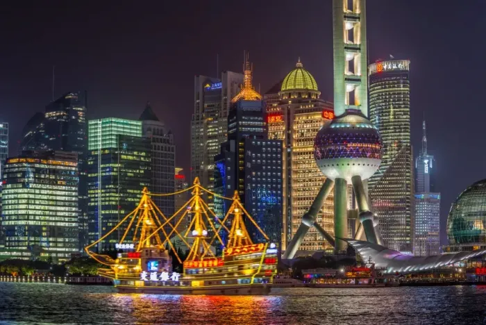 Framed Print : China, Shanghai, Pudong District, Financial District including Oriental Pearl Tower Framed Print : China, Shanghai, Pudong District, Financial District including Oriental Pearl Tower
