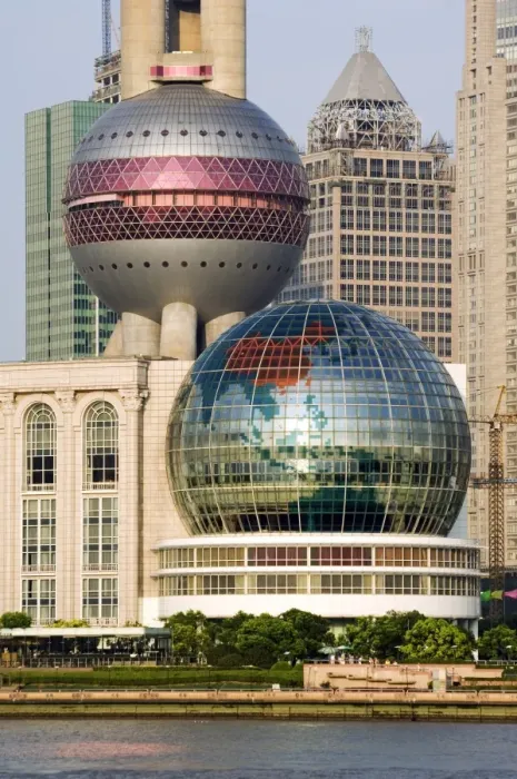 Framed Print : China, Shanghai, Pudong New Area