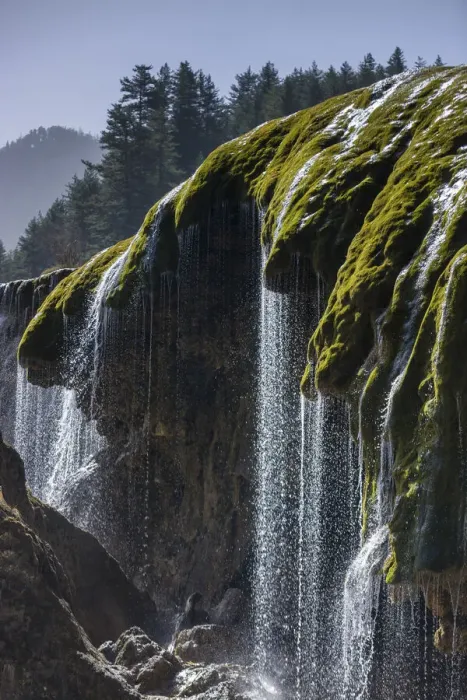 Framed Print : China, Sichuan Province, Jiuzhaigou National Park, Pearl Shoal Fall Framed Print : China, Sichuan Province, Jiuzhaigou National Park, Pearl Shoal Fall